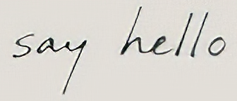 Say Hello - contact Lana Dubkova